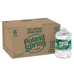 POLAND SPRING 6/3L WATER (clear Bottle)