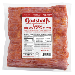 GODSHALL SLICED TURKEY BACON 5LB