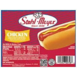 STH MEYER CHICKEN FRANKS 24/12OZ